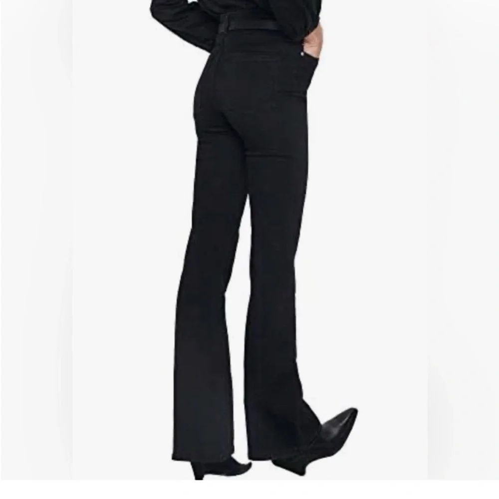 Zara Black Flare Women's Jeans size 6-  NWOT - Picture 2 of 6